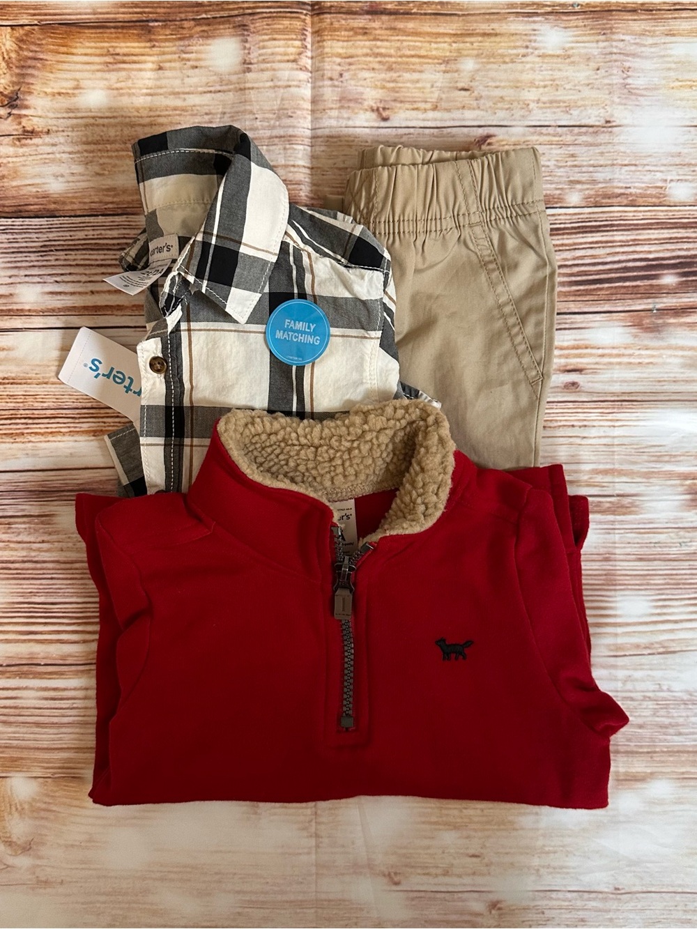 Carter’s Toddler Boy Size 2T Pants Shirt Pullover 3 Piece Bundle